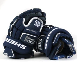 Sherwood Code TMP Pro - Senior Hockey Glove (Navy)