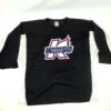 Reebok ECHL - Used Athletic Knit Goalie Practice Jersey - Kalamazoo Wings (Black)