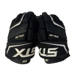 STX Stallion 500 Ice Hockey Gloves -Bauer Store 500 black.white front 70d490b7 2527 41a3 abe1 8755079b469d