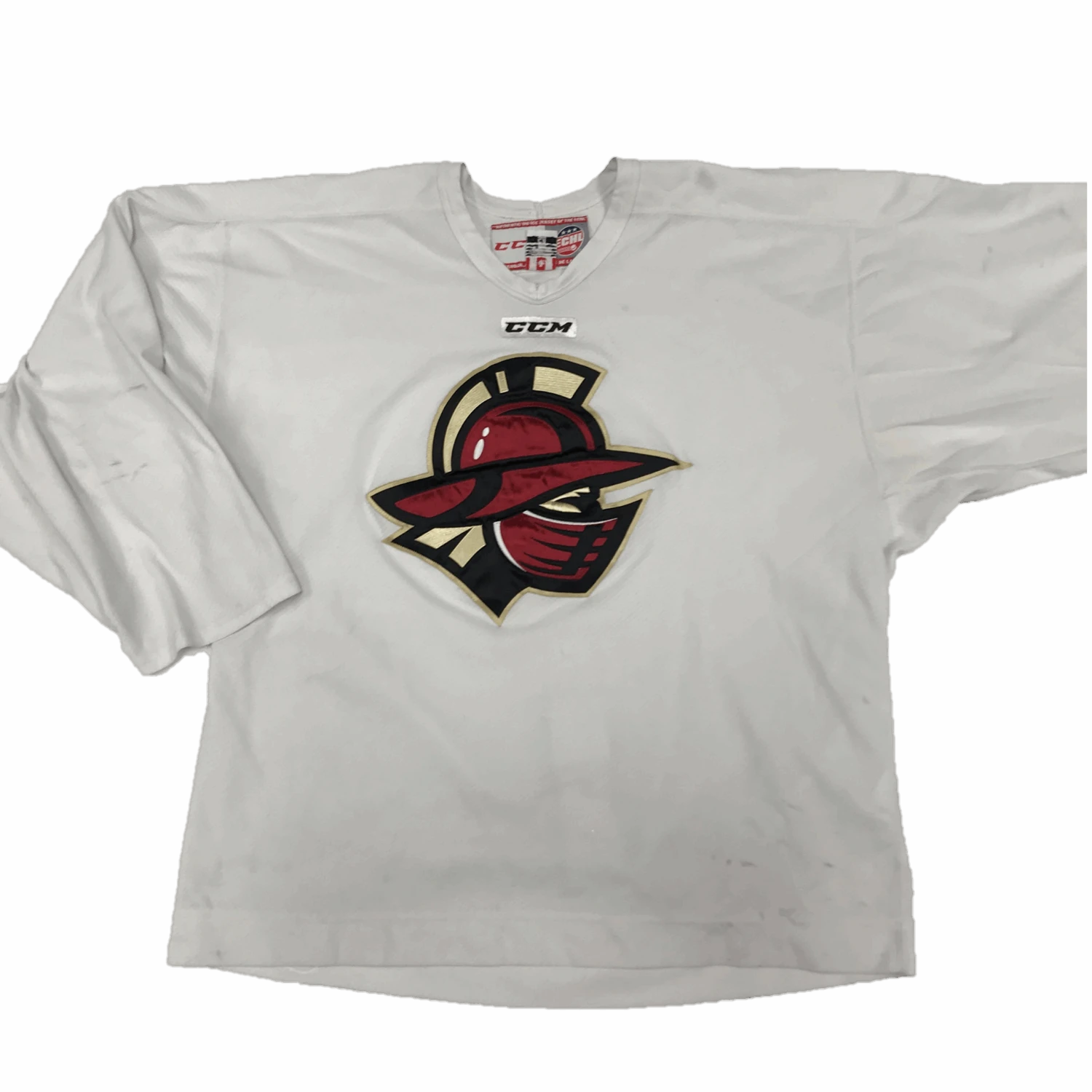CCM ECHL - Used Practice Jersey (White) 1 CCM ECHL - Used Practice Jersey (White)