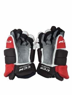 CCM HGTK Pro Stock Glove - Brown/White/Red -Bauer Store HGTK 3