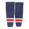 NHL Pro Stock Adidas Hockey Socks - Washington Capitals (Navy Thirds)