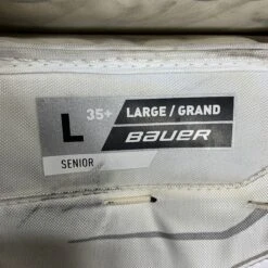 Bauer Vapor HyperLite - Used Pro Stock Goalie Pads (White/Silver) 7 Bauer Vapor HyperLite - Used Pro Stock Goalie Pads (White/Silver) -Bauer Store Photo2023 04 25 31026PM