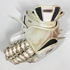Bauer Supreme 2S Pro - Used Pro Stock Goalie Glove (White/Purple/Black) -Bauer Store Photo2023 04 26 55702PM