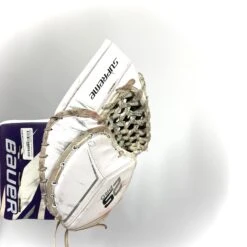 Bauer Supreme 2S Pro - Used Pro Stock Goalie Glove (White/Purple/Black) -Bauer Store Photo2023 04 26 55757PM
