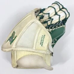 Vaughn V7 XF Carbon - Used Pro Stock Goalie Glove (White/Green/Gold) -Bauer Store Photo2023 04 26 65153PM