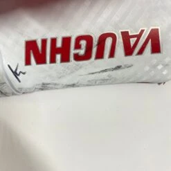 Vaughn Velocity V9 - Used Pro Stock Goalie Blocker (Red/White) -Bauer Store Photo2023 05 02 44516PM