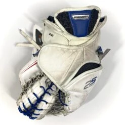 Bauer Supreme 2S Pro - Used Pro Stock Goalie Glove (White/Red/Blue) -Bauer Store Photo2023 05 02 50010PM