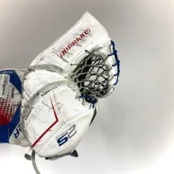 Bauer Supreme 2S Pro - Used Pro Stock Goalie Glove (White/Red/Blue) -Bauer Store Photo2023 05 02 50521PM