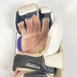 Bauer Supreme 2S Pro - Used Pro Stock Goalie Pads - Full Set (White/Purple/Black) 19 Bauer Supreme 2S Pro - Used Pro Stock Goalie Pads - Full Set (White/Purple/Black) -Bauer Store Photo2023 05 04 125806PM