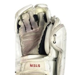 Bauer Vaughn Velocity V9 - Used Pro Stock Goalie Blocker (White/Red/Yellow) -Bauer Store Photo2023 05 04 35705PM