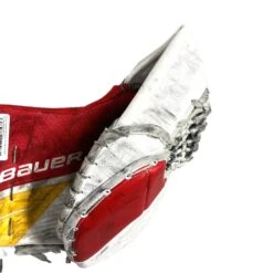 Bauer Supreme 2S Pro - Used Pro Stock Goalie Glove (White/Red/Yellow) -Bauer Store Photo2023 05 04 40238PM