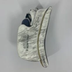 Used CCM Premier II - Pro Stock Goalie Blocker (White/Gold/Navy) -Bauer Store Photo2023 06 01 43311PM