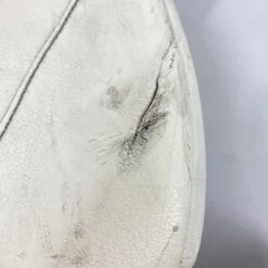 CCM Extreme Flex 5 - Used NCAA Pro Stock Goalie Pads (White/Blue/Gold) -Bauer Store Photo2023 06 09 11703PM