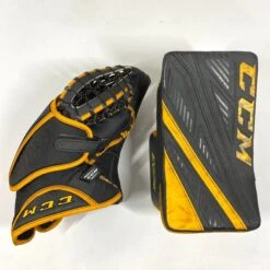 CCM Extreme Flex IV - Used Pro Stock Goalie Full Set (Black/Yellow) -Bauer Store Photo2023 06 13 13644PM