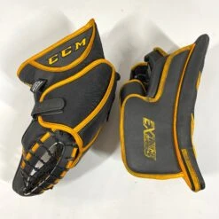 CCM Extreme Flex IV - Used Pro Stock Goalie Full Set (Black/Yellow) -Bauer Store Photo2023 06 13 13709PM