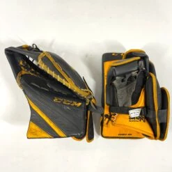 CCM Extreme Flex IV - Used Pro Stock Goalie Full Set (Black/Yellow) -Bauer Store Photo2023 06 13 13732PM