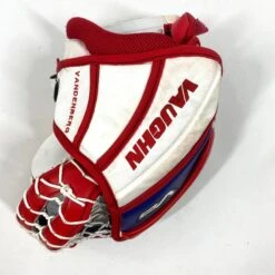 Vaughn Velocity V9 - Used Pro Stock Goalie Glove - (Red/Blue/White) -Bauer Store Photo2023 06 14 24236PM