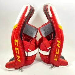 CCM Extreme Flex 5 - Used Pro Stock Senior Goalie Full Set - Full Right (White/Black/Red/Yellow) -Bauer Store Photo2023 07 28 101004AM