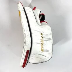 CCM Extreme Flex 5 - Used Pro Stock Senior Goalie Full Set - Full Right (White/Black/Red/Yellow) -Bauer Store Photo2023 07 28 101311AM