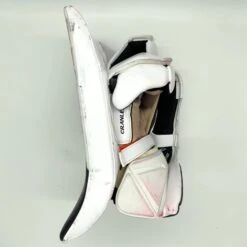 Used Bauer Vapor Hyperlite - Pro Stock Goalie Blocker (Navy/Orange) -Bauer Store Photo2023 08 07 54044PM