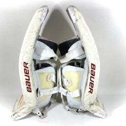 Bauer Vapor 1X OD1N - Used Pro Stock Goalie Pads (White) -Bauer Store Photo2023 08 15 43658PM