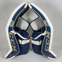 CCM Premier II - NCAA Pro Stock Full Goalie Set (White/Gold/Blue) -Bauer Store Photo2023 08 16 121109PM