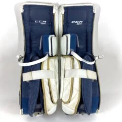 CCM Premier II - NCAA Pro Stock Full Goalie Set (White/Gold/Blue) -Bauer Store Photo2023 08 16 121202PM