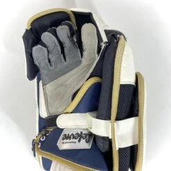 CCM Premier II - NCAA Pro Stock Full Goalie Set (White/Gold/Blue) -Bauer Store Photo2023 08 16 121629PM