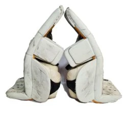 CCM Extreme Flex IV - Used Pro Stock Goalie Pads - (White/Yellow/Black) 7 CCM Extreme Flex IV - Used Pro Stock Goalie Pads - (White/Yellow/Black) -Bauer Store Picture15 e649232c 3265 4fe1 9244 d3d24c951825