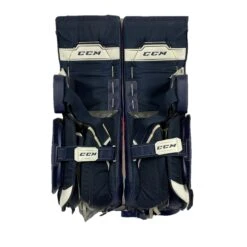 CCM AXIS - Used Pro Stock Goalie Pads (White/Blue/Red) -Bauer Store Picture23 c496efa9 f593 4d4a bebc bb183fc02ea6