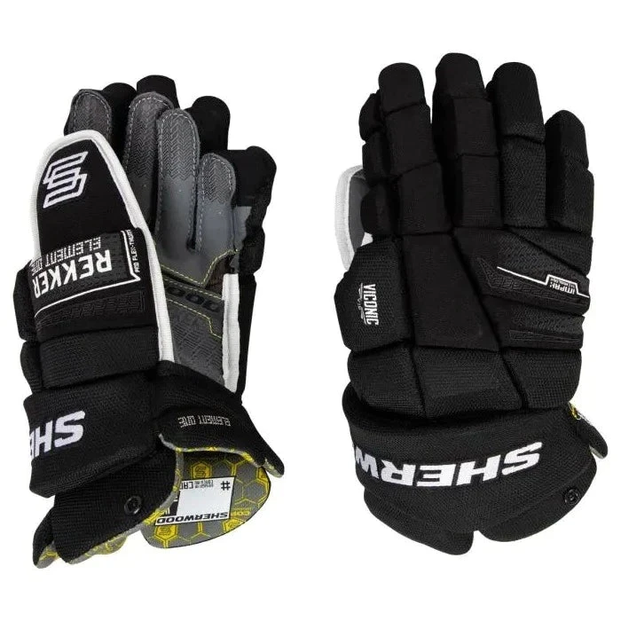 Sherwood Rekker Element One - Senior Hockey Glove (Black) 1 Sherwood Rekker Element One - Senior Hockey Glove (Black)